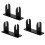 Supports de support de ventilateur-Ensemble 3 pièces noir 1
