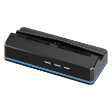 Cooling Charging Dock Touch Control Fan 8 Color Lights USB