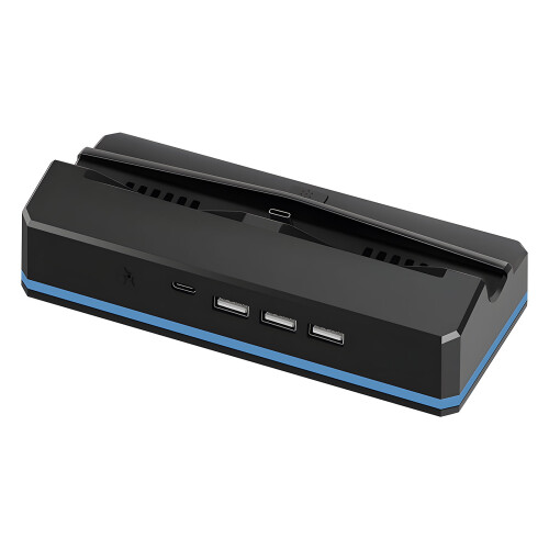 Cooling Charging Dock Touch Control Fan 8 Color Lights USB