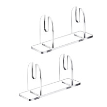 Présentoir de ventilateur en-Ensemble transparent de 2 pièces