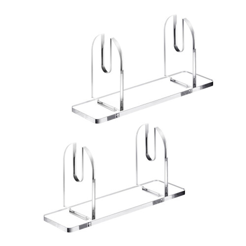 Présentoir de ventilateur en-Ensemble transparent de 2 pièces