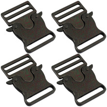 4 Pcs Quick Release Buckle Clip Secure Fastening-Gun color