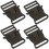 4 Pcs Quick Release Buckle Clip Secure Fastening-Gun color 1