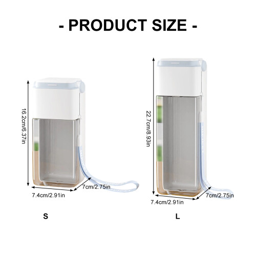 Distributeur d'eau pliable pour animaux de-Gris taille S 2