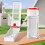 Distributeur d'eau pliable pour animaux de-Gris taille S 5