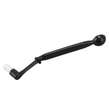 Escova de café com cerdas de nylon, escova de limpeza para máquinas de café ideal para espaços apertados e cantos, com cabo suficientemente longo