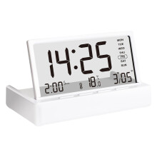 Compacts Digital Alarm Clock Temperature Date Display