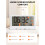 Compacts Digital Alarm Clock Temperature Date Display 6