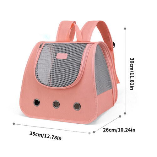 Cats Carriers Bag Backpack for Travel Soft Shoulder-Light Green 1