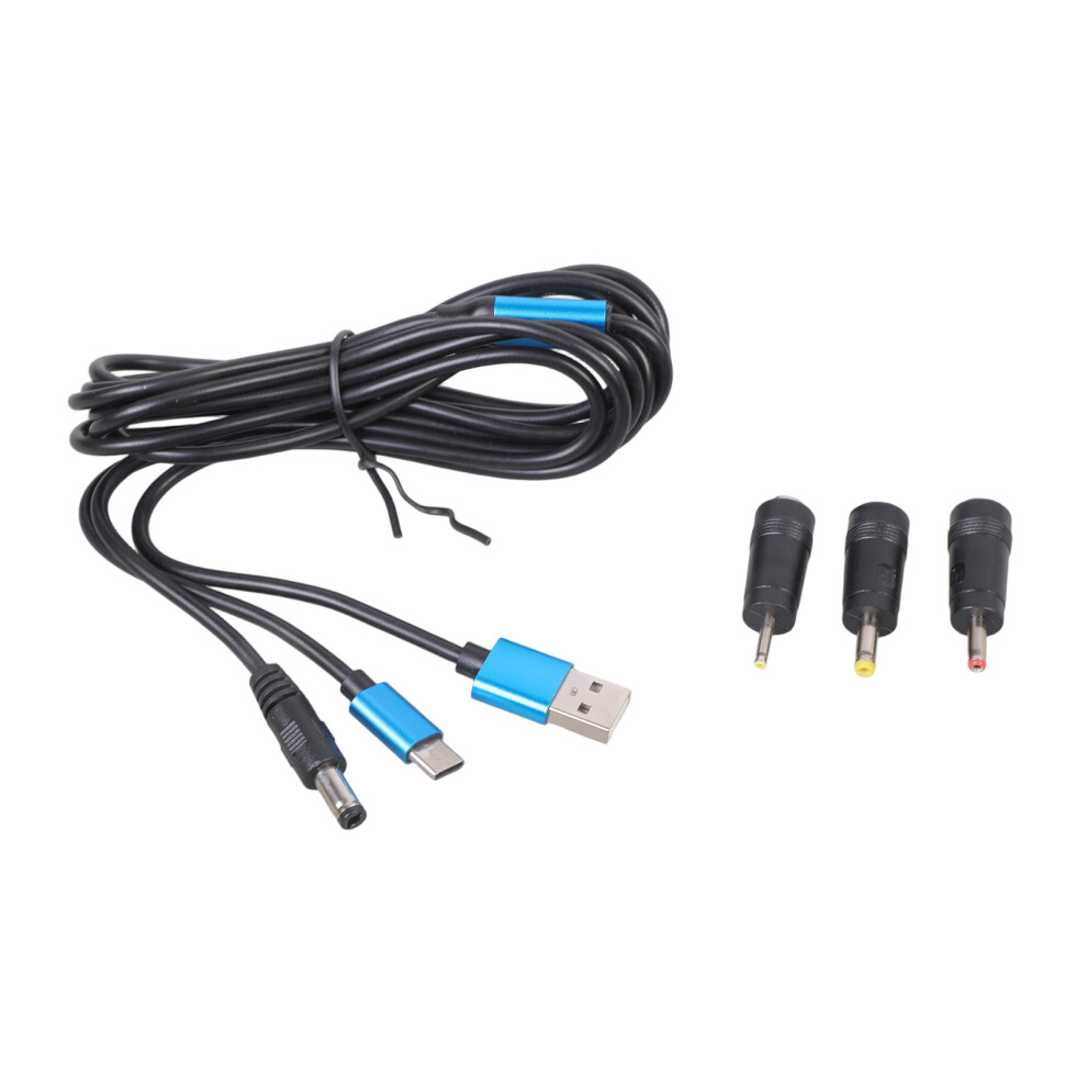 Triple Adapters Charging Cable Usb To Type C And 5.5X2.5mm-3M 7754000529698
