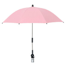 Babyparasol met UV-bescherming, waterdicht, geschikt voor de kinderwagen, 360 graden draaibaar zonnescherm, universeel accessoire voor de kinderwagen
