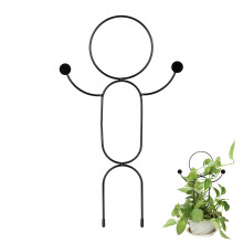 Metalen draad tuinpaal voor kamerplanten, rustieke jute boomrok, boho maanlicht plantenbak, stapelbare klimplantensteun, decoratieve kerstdecoratie.