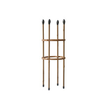 Plant Support Garden Decor Rattan Trellis Flower Climbing Frame Vintage Style Flower Vase Tall Cone Shaped Wire Cage Adjustable Steel Core For Growing