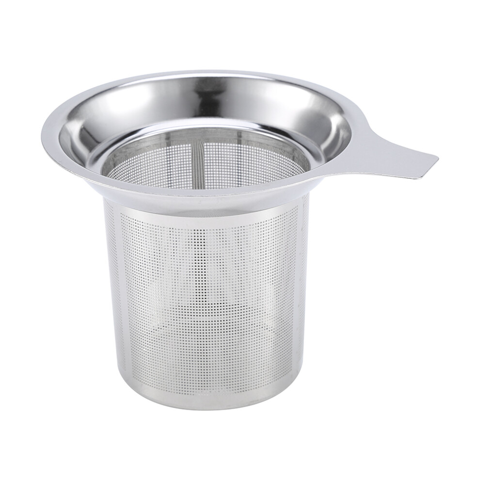 Tea Infuser for Loose Leaf Tea, Tea Strainer Stainless Steel Mesh Reusable Cup Strainer with Extra Fine Mesh Filter, Rust-Proof Tea Steeper Easy to Cl