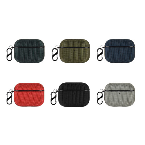 Modern Textured Headphone Case With Soft Interior Padding-Black 1