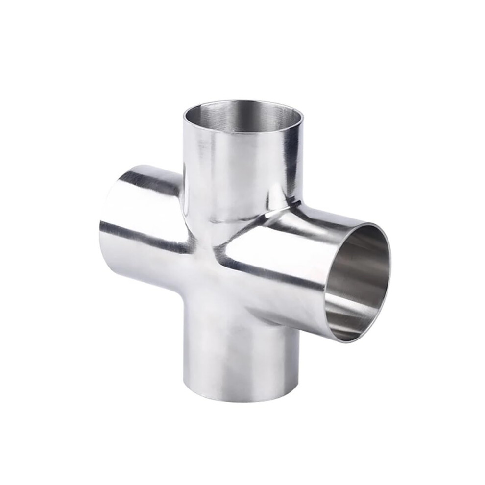 Cross Tee 4Way Pipe Fitting Stainless Steel 316, 76Mm Od, 3Inch Welded 9105992375813