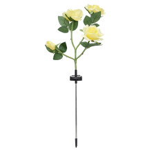 Realistisch gestaltete Blumen, energieeffiziente Gartenleuchten, solarbetriebene Dekorationsleuchten für den Außenbereich, wasserdichte