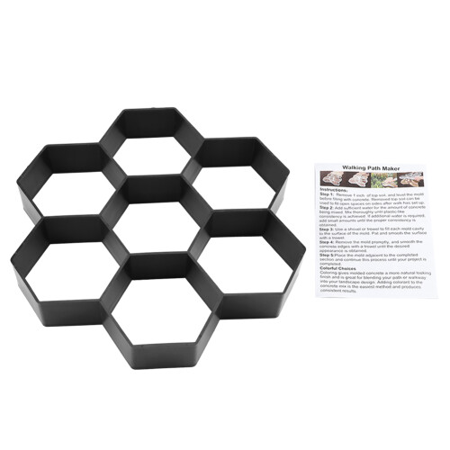 Εξάγωνο καλούπι πλακόστρωσης για μονοπάτια κήπου Επαναχρησιμοποιήσιμο εργαλείο