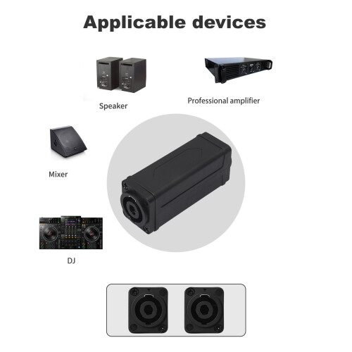 Professional 4Pin Auditory Coupler For Speaker Wire Extension 1