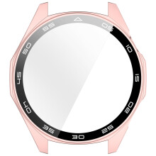 Watch Case Screen Protector Film for Watch GT6 46MM-Rose Gold