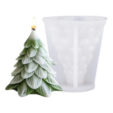 Christmas Tree Candle Molds Casting Molds Silicone Mould-A