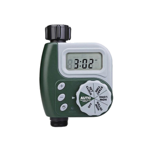 Timer per irrigatore da giardino esterno, timer digitale impermeabile con ritardo pioggia, facile programmazione, timer programmabile per tubo da