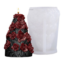 Silicone Moulds Christmas Tree Candle Molds Ornament Molds-B
