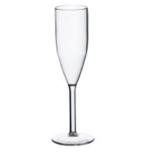 Wiederverwendbare Champagnerflöten aus Kunststoff mit hohlem Stiel, hergestellt in den USA, spülmaschinenfest, für die Hausbar, Hotel und