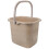 Square Plastic Bucket Portable Water Container Multipurpose Cleaning Bucket Easy Carry Handle 1