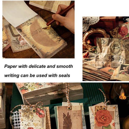 Κιτ ειδών scrapbooking για δημιουργικά μυαλά, είδη άχρηστων ημερολογίων με vintage χαρτιά 2