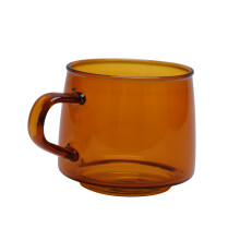 Cești de ceai confortabile din sticlă transparentă pentru uz zilnic, căni de espresso de mare capacitate, căni de cafea versatile din sticlă
