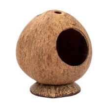Private Space Coconuts Hamster Shelter Natural House For Dwarf