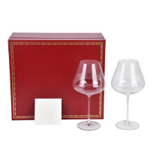 Taças de vinho de cristal premium sem chumbo para apreciadores, próprias para lava-louças, conjunto de taças de vinho sopradas à mão para o seu