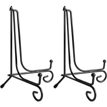 Stijlvolle schildersezelstandaard, 30 cm (12 inch) verstelbaar en opvouwbaar, set van 2 stuks voor het presenteren van kunstwerken en decoratieve