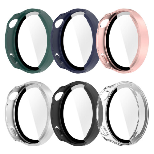 Waterproof PC Cover Watch Screen Protector Bumper Cover-Blue 1