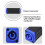 Female to Female Coupler Connectors Plastic Texture Suitable for 6