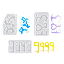 Moldes de silicone de alta qualidade para joias DIY perfeitas, fáceis de desenformar, garantindo um acabamento liso e sem danos, compatíveis com