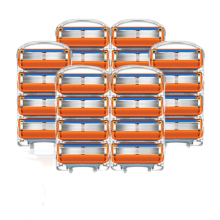 24 verpakkingen van 5 mesjes, compatibel met de Fusion Proglide Power Replacement Razor Kit