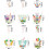 Easter Cake Rim Rabbit Eggs Easter Party Cake Baking Label 4