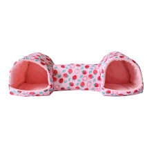 Hamster Bed Polyester Small Animal House Pink, AntiSlip, Washable, For Hamsters, Chinchillas, Bunnies, Hedgehogs