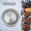 Precision Double Layer Pressurized Filter for Coffee Machine, Stainless Steel Coffee Filter 58mm Filter Basket with Bottomless Handle Compatibility, C 7