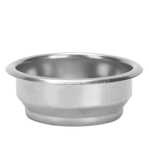 Precision Double Layer Pressurized Filter for Coffee Machine, Stainless Steel Coffee Filter 58mm Filter Basket with Bottomless Handle Compatibility, C 1