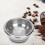 Precision Double Layer Pressurized Filter for Coffee Machine, Stainless Steel Coffee Filter 58mm Filter Basket with Bottomless Handle Compatibility, C 5