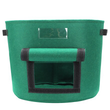 Vegetable Planting Fabric Pots Breathable Nonwoven Grow Bags With Flap And Handle Durable Reusable Outdoor Indoor Garden Planting Bags For Growing Pot