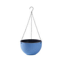 Hangende plantenbak, weerbestendige bloemenhoudermand voor-Blauw