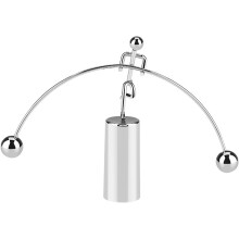 Accessoire de bureau pour démonstration de physique, Balance en acier KineticArt, Outil anti-stress à mouvement perpétuel, Acier inoxydable