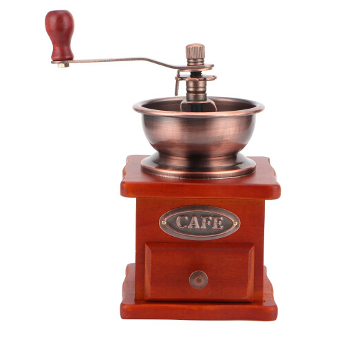 Φορητός χειροκίνητος μύλος άλεσης καφέ, κεραμικός πυρήνας με ρυθμιζόμενη