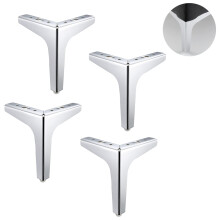 Stabile, dreieckige Möbelbeine aus Metall für Beistelltische mit Geräuschdämpfung, modernes Design, hohe Tragfähigkeit