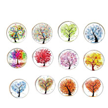 12Stücke Kühlschrankmagnete,Baum Magnete for Magnettafel,Magnete Kinder, Kühlschrank Magnete, Magnete Kühlschrank,Pinnwand Büro Kinder und