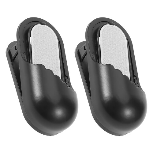 2Pièces Taille-Crayons Noir ABS Pour Crayons Charbon Art